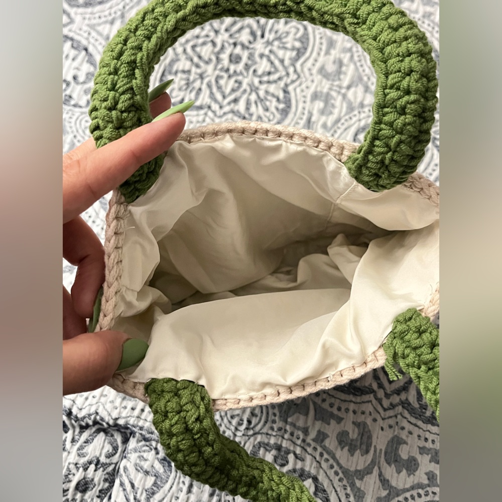 Etsy Crochet Mini Mushroom Cherry Handmade Bag - Picture 6 of 9